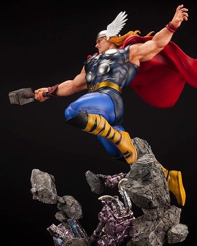 Miniatura 10 de Kotobukiya Marvel Universe Avengers: Thor - Estatua de arte fino, multicolor