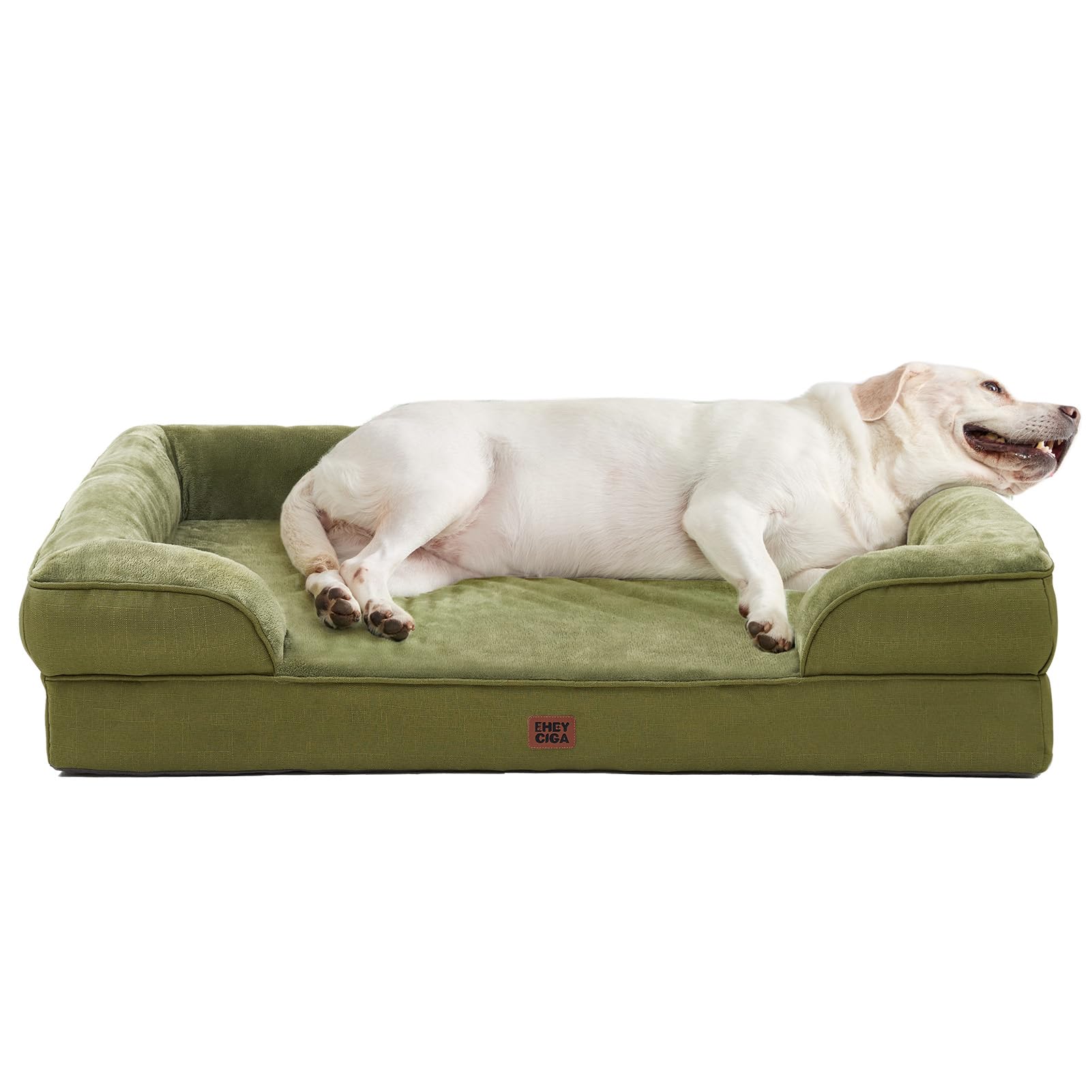 EHEYCIGA Orthopedic XXL Dog Bed, Waterproof Washable XL Big Pet Bed 46"