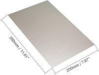 Vista 2 de Fielect 2 piezas de cubierta de guía de ondas de microondas, 7.9 in x 11.8 in x 0.006 in, hojas de placas de mica para microondas, parte