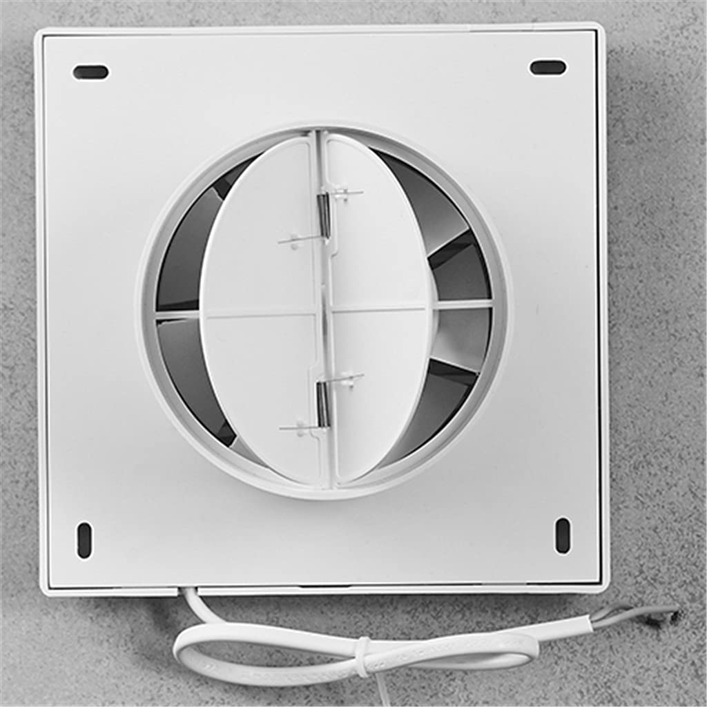 Aspiratore da Bagno, Aspiratore da Cucina Impermeabile, Muto a Finestra da 4/6" con Valvola di Ritegno per Bagno/Cucina/Soggiorno (Dimensioni : 6 Inches) (4 Inches)