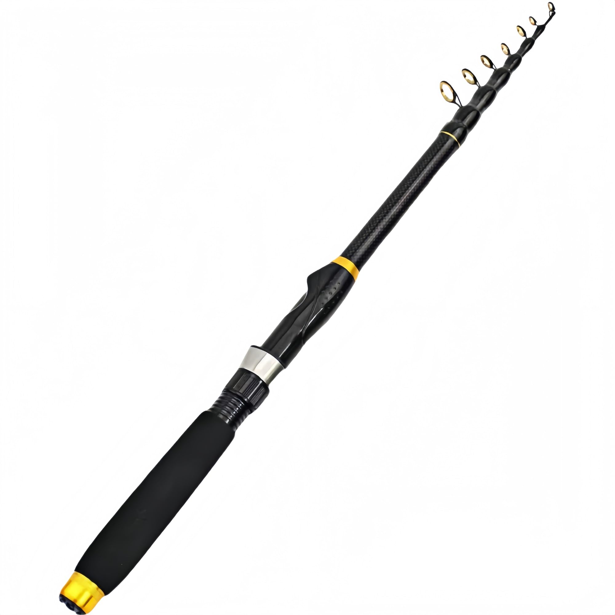 Light Weight Fishing Pole ，telescopic fishing rod，Fishing rod starter kit, fishing rod, portable telescopic fishing rod, suitable for fishing rods suitable for ice, freshwater, ocean, lakes, etc.(3.0m