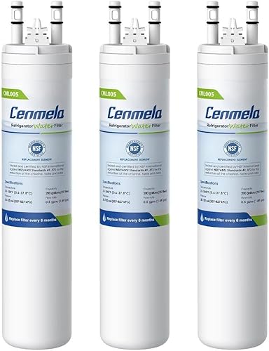 Compatible con Frigidaire ULTRAWF, Pure Source Ultra, Kenmore 9999, 469999, 46-9999, A0094E28261, altura de 11 pulgadas, paquete de 3