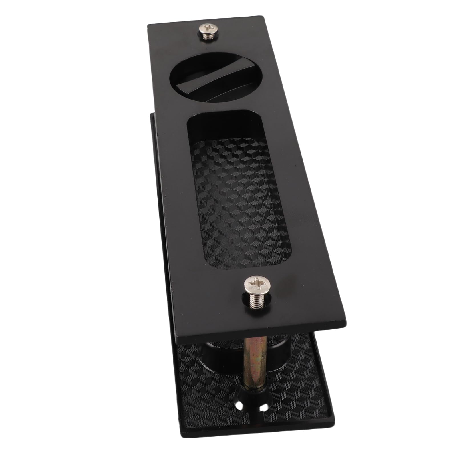 Serrure de porte coulissante alliage de zinc poignée noire pour rénovation maison