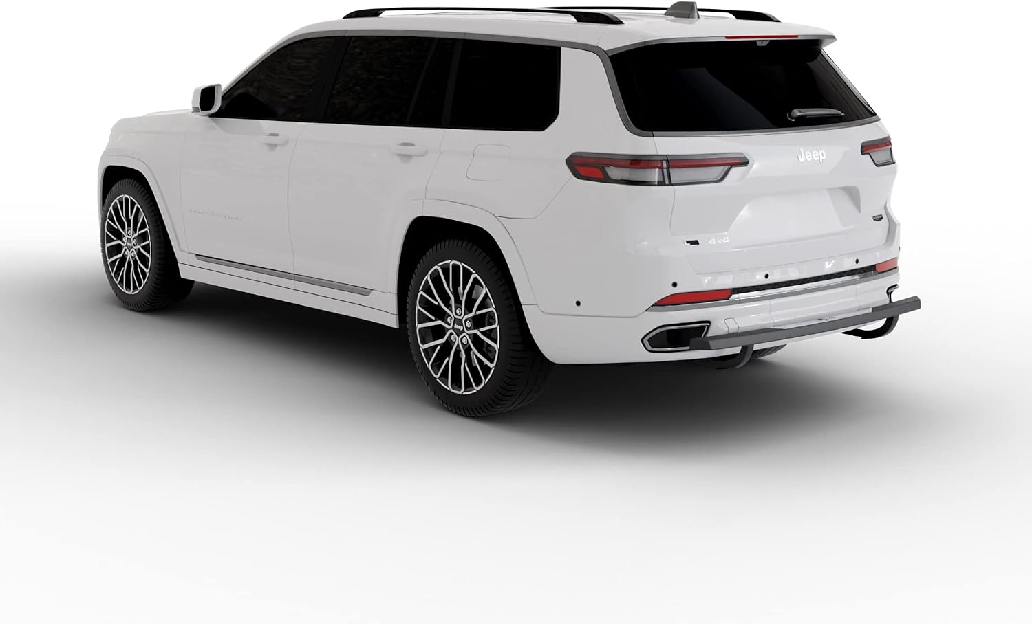 Vanguard Black Powdercoat Optimus Rear Bumper Guard | Compatible with 22-23 Acura MDX 23-24 Honda Pilot