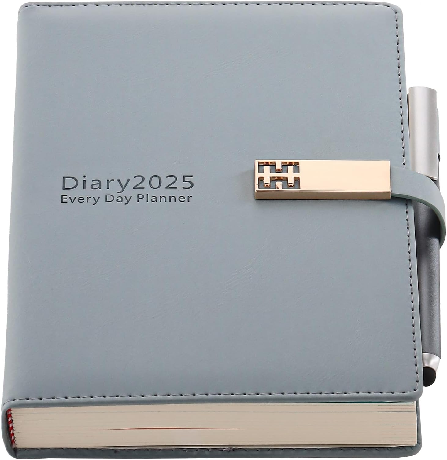 Tagesplaner 2025-2026 A5 - Wochenplaner Mit Stift & Aufklebern