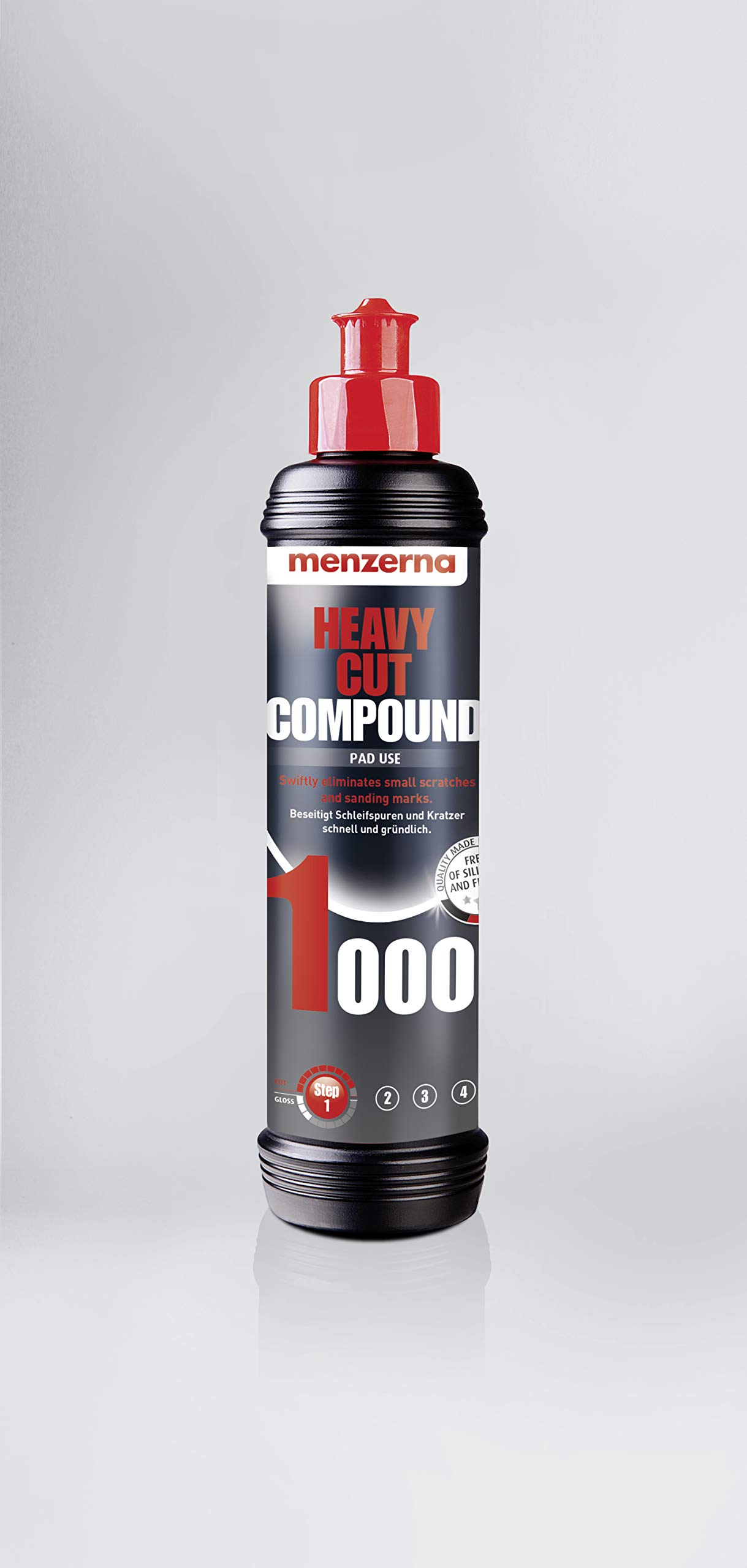 Menzerna Kit de pulimento Heavy Cut 1000 & Medium Cut 2500 & Super Finish 3500 con sellado