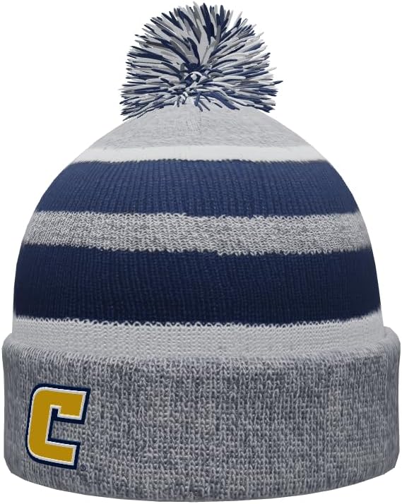 Sport Your Gear UTC Mocs Winter Knit Pom Beanie – Officially Licensed Cold Weather Hat – Chattanooga Fan Gear V2