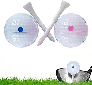 Gidenfly 5 Pieces Gender Reveal Golf Balls - Exploding Golf Ball Set | Boys or Girls Baby Reveal Party Supplies Exploding Powder Golf Balls