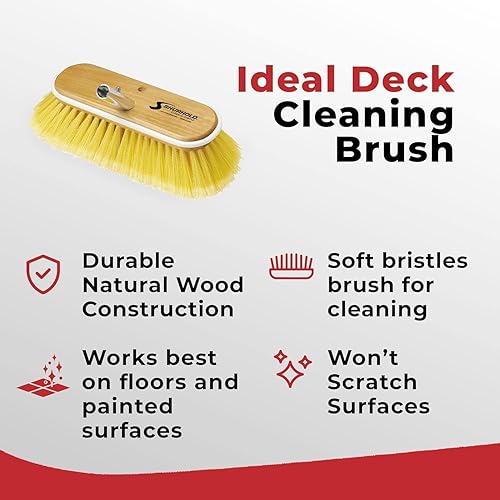 Miniatura 4 de SHURHOLD Classic 10" Deck Brush Amarillo suave