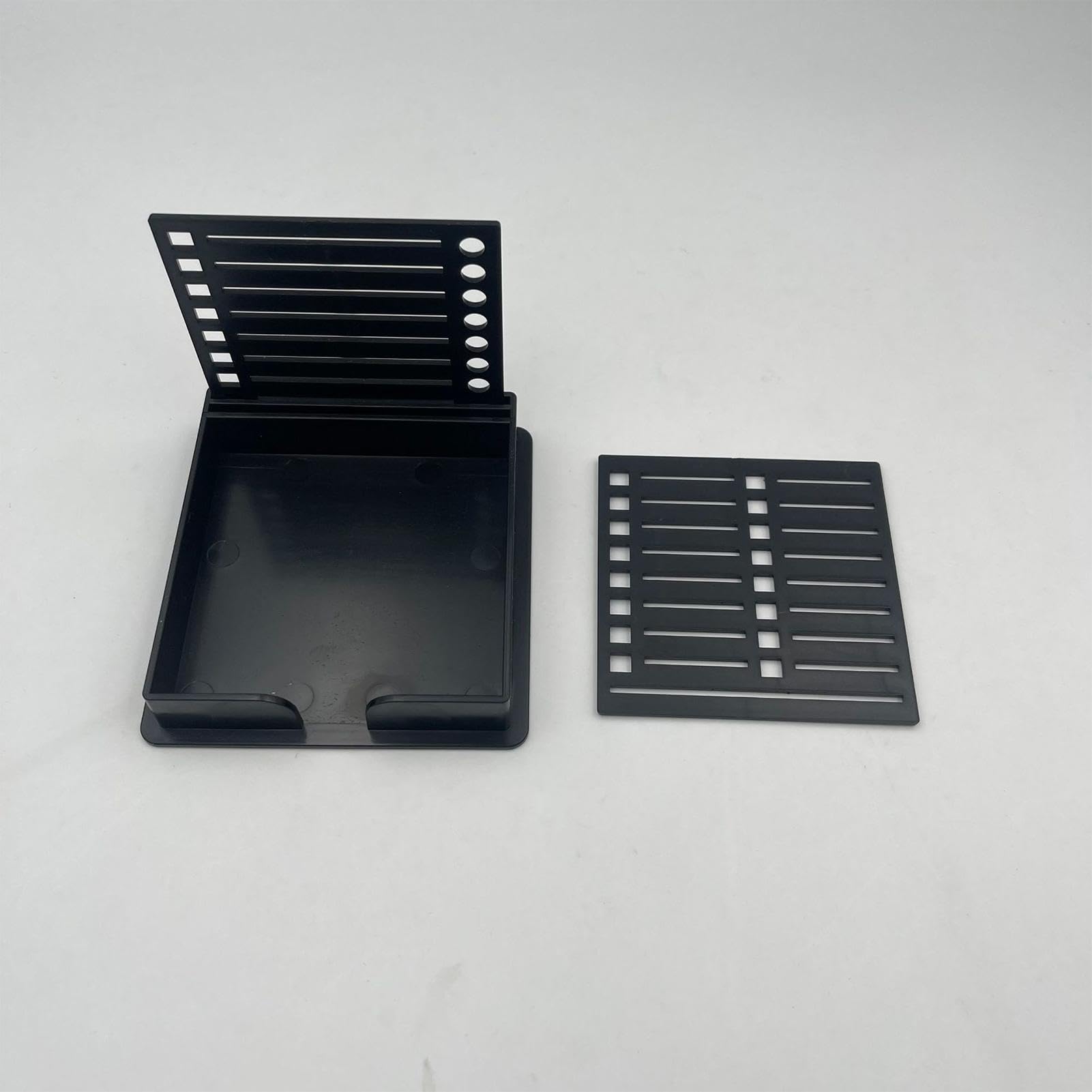 Dispenser Per Foglietti Adesivi Con Stencil - Blocco Note 7,6x7,6 Cm, Per Ufficio E Scuola - Foto 8