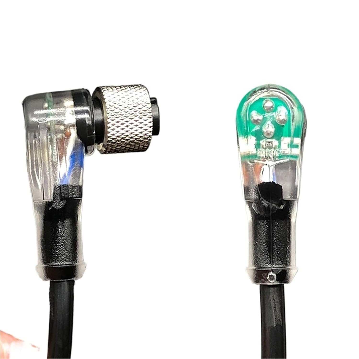 1pcs 5m Line M12 4 5 Pins PVC LED IP67 Sensor Cable Connector Type A Socket Plug Waterproof Male&Female Straight Angle Flange(M12 I PVC Female,5 P)