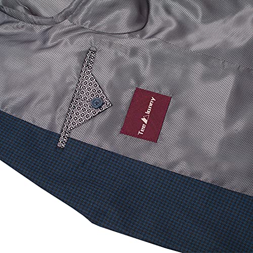 Mens Blazer Slim Fit Two Buttons Business Suit Solid Sport Coats Jacket4