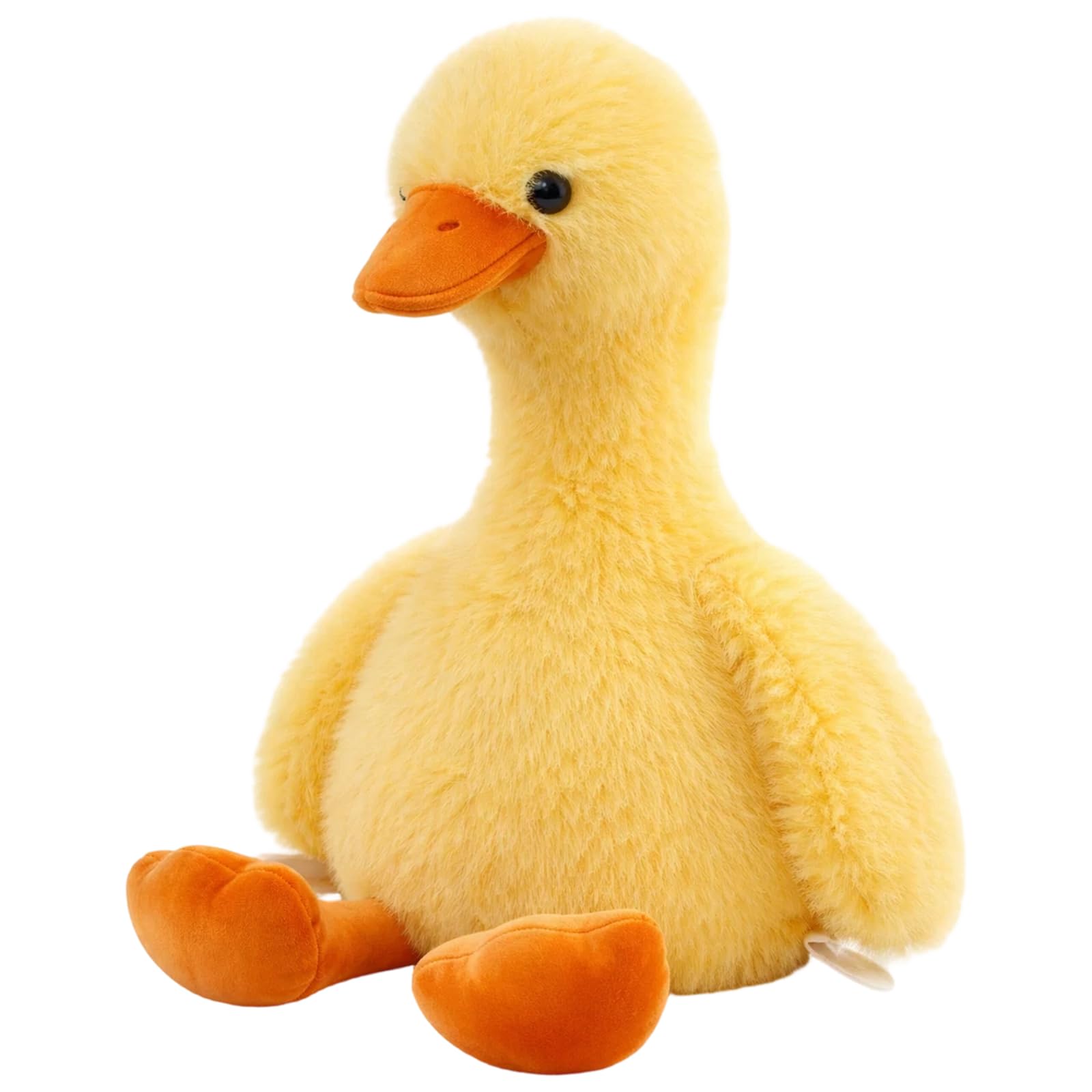Gubilacrum Duck Teddy Plush Toy, Soft Cuddly Duck Plush, 25cm European Mink Plush Duck