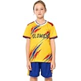 Kids Soccer Jersey for Boys&Girls,Youth Training Jerseys Sports Fan Jerseys Football Shirt for Children