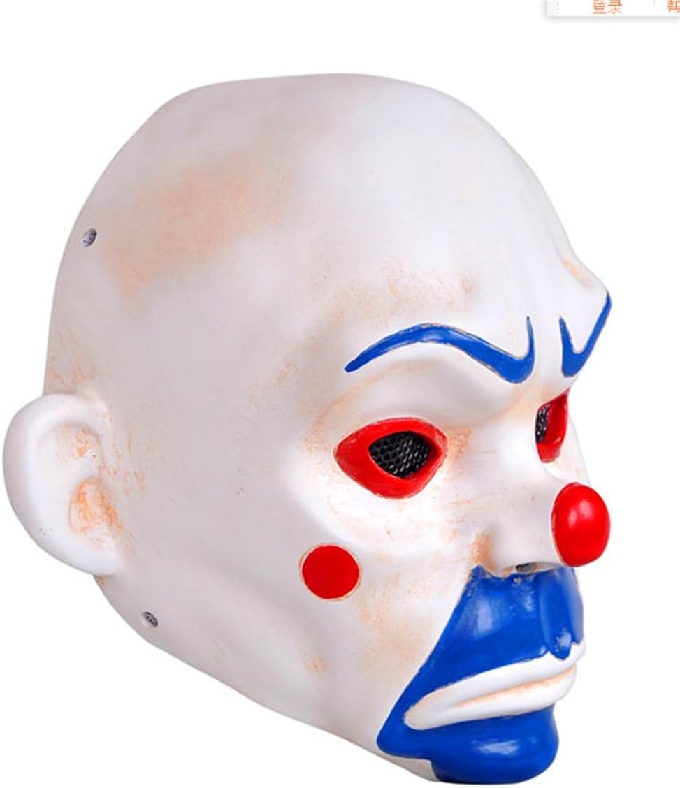 Gmasking The Knight Robber Clown Airsoft Paintball Halloween Party Mask Costume Yellow : Sports & Outdoors