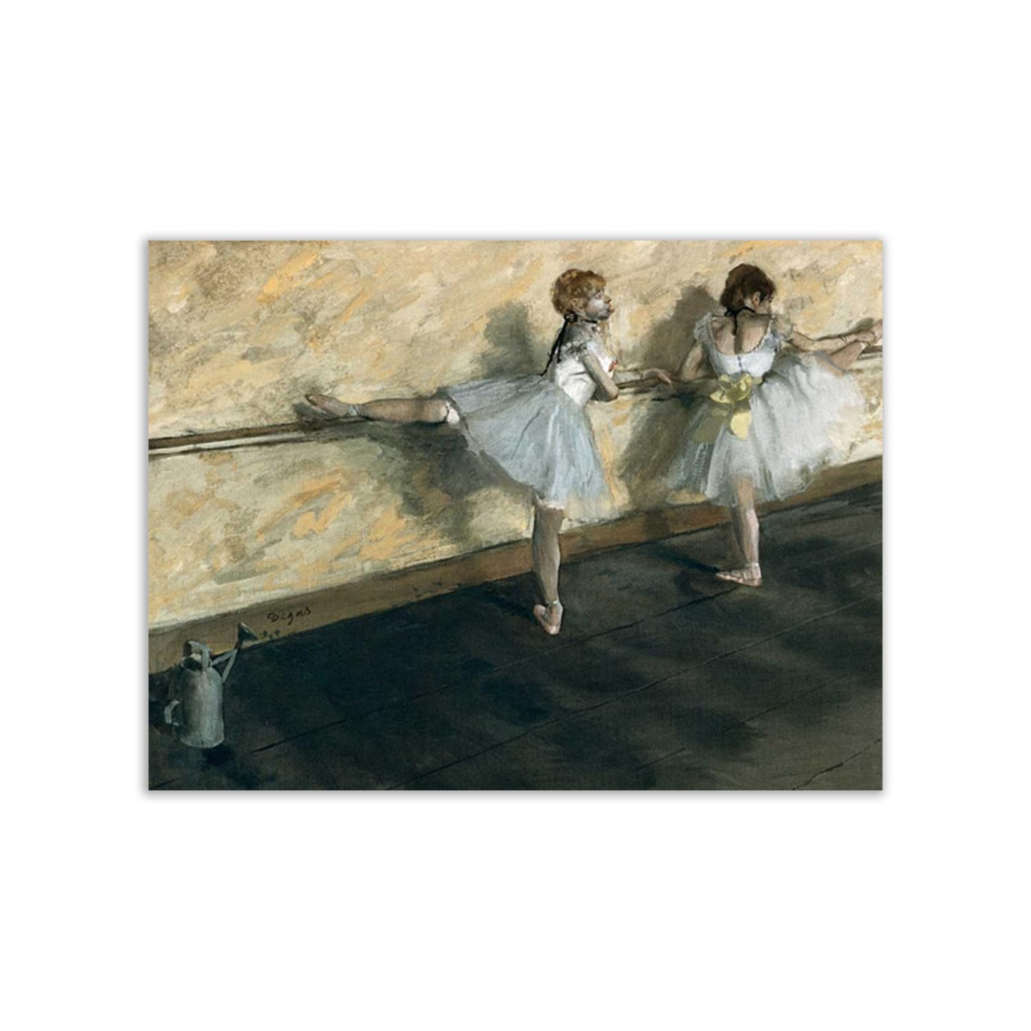 Poster Edgar Degas Dancers Practicing at The Barre grand format impression papier 100x75 cm