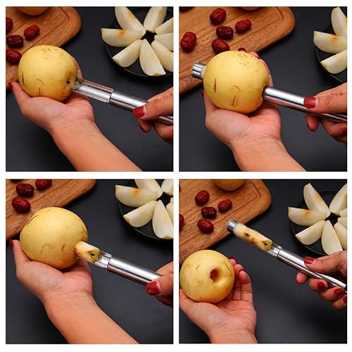 Fruit Corer Pitter Set Stainless Steel Core Pit Seed Remover,Corer And Pitter Remover Set For Fruit (8 Pack) #TOP4