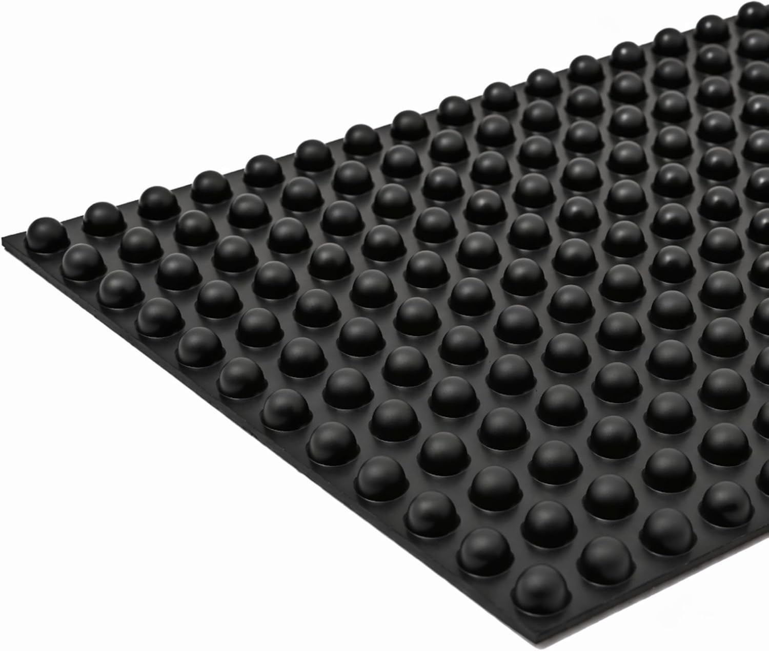 Bumper Specialties Self-Adhesive Protective Cushion Pads 0.375" x 0.211" (9.5mm x 5.4mm) Black Hemispherical Polyurethane Bumpers for Surface Cushioning & Noise Dampening, 300 Pack, BS22