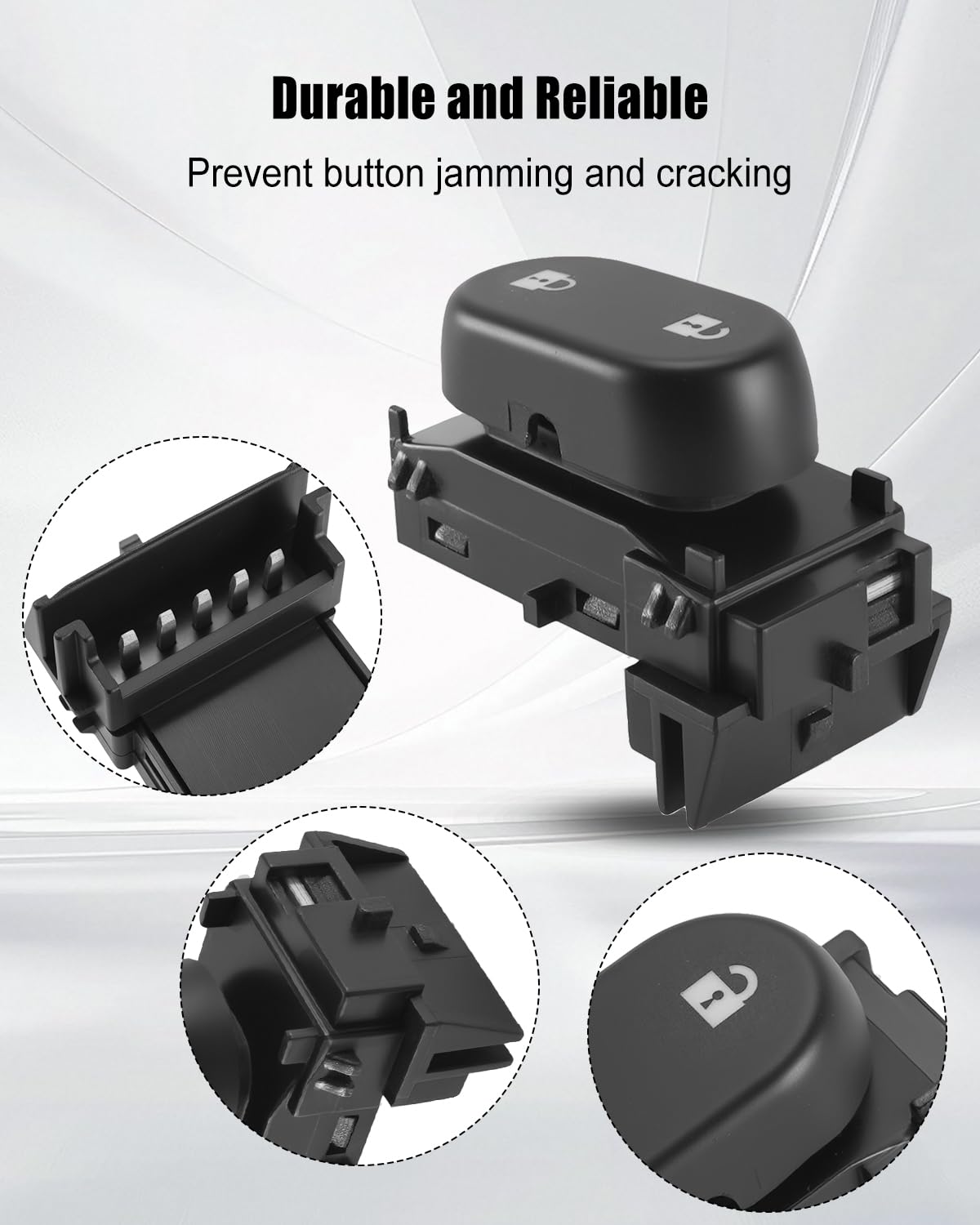 901-151 Power Door Lock Switch Right and Left Side Replace 9PDS221 1S15660 Compatible with Chevrolet Impala 2006-2016