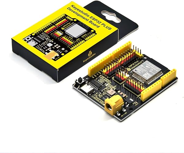 KEYESTUDIO ESP32-WROOM-32 Development Board Expand Shield 2 in 1, Support WiFi and Bluetooth Compatible with Arduino IDE, ESP32 IDE - 1