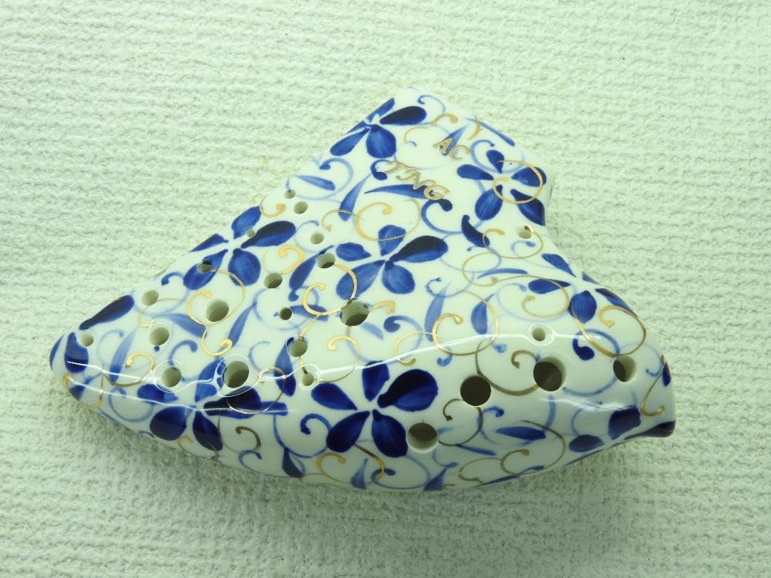 TNG トリプルオカリナ 青花瓷 中音C(AC)最高級手書き絵付け TNG TNG トリプルオカリナ 青花瓷 中音C(AC)最高級手書き絵付け TNG