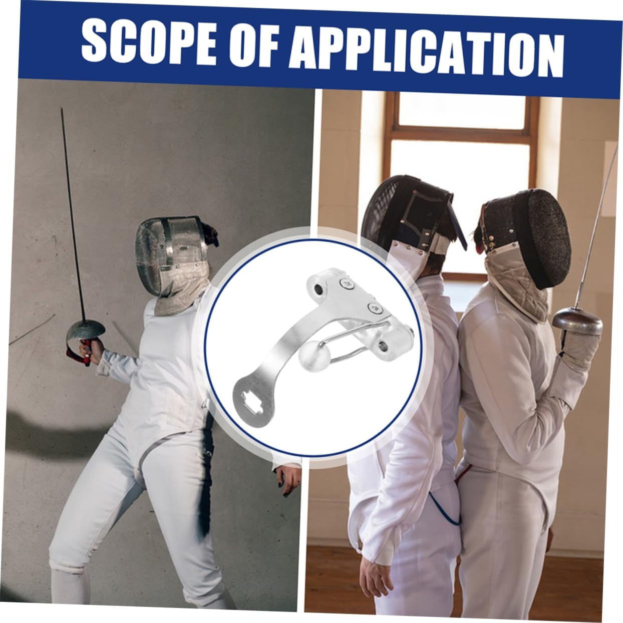 2pcs Epee Stand Fencing Sport Equipment Replacement Fencing Epee Socket Training Tool