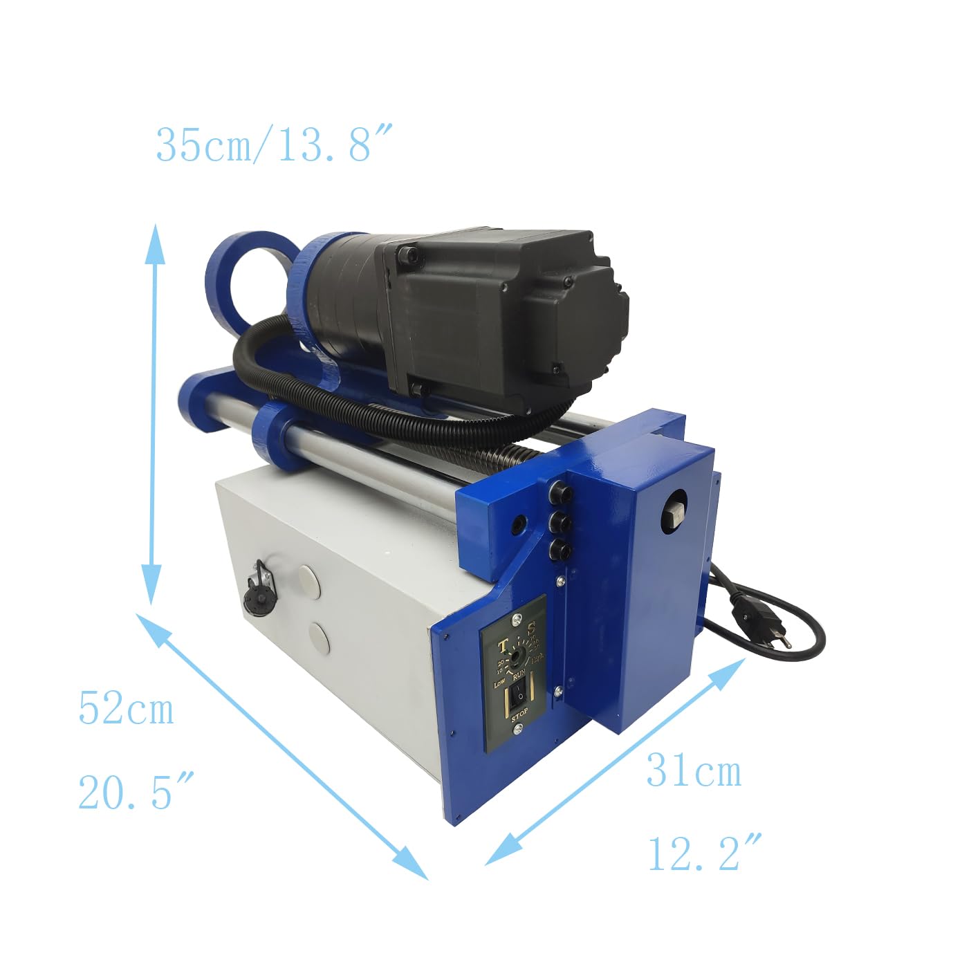 TECHTONGDA Line Boring Machine, 110V Portable Hole Drilling Connecting Rod Boring Machine, Processing Hole Diameter 1.4"-3.15", 1.18" x 63" Bore Bar