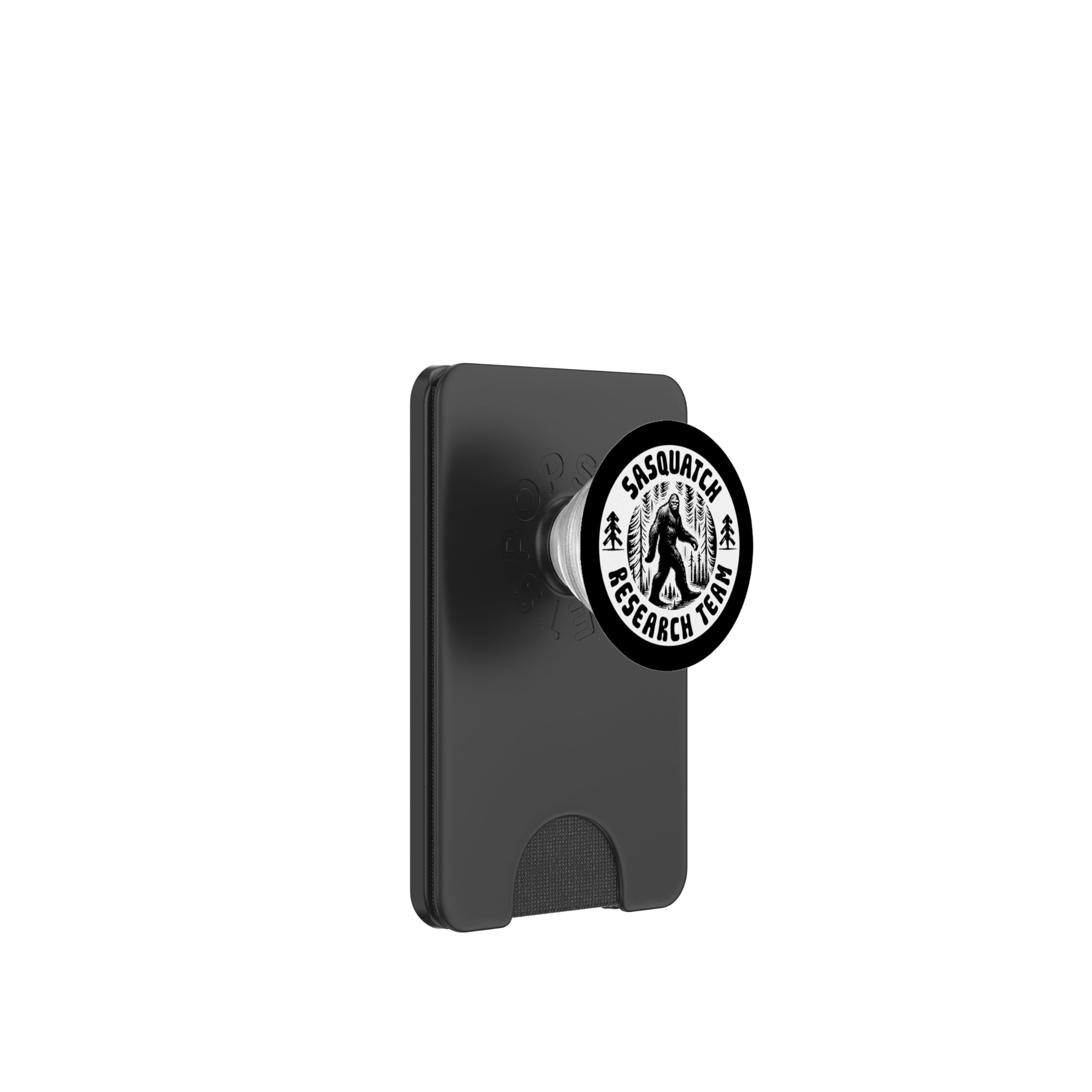 Sasquatch Research Team - Bigfoot Forest Walk PopSockets PopWallet for MagSafe, Black