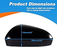 Vista 6 de Cubierta protectora para espejo retrovisor de puerta para espejos exteriores para Ford Fusion 2013-2018 (solo para versión norteamericana).