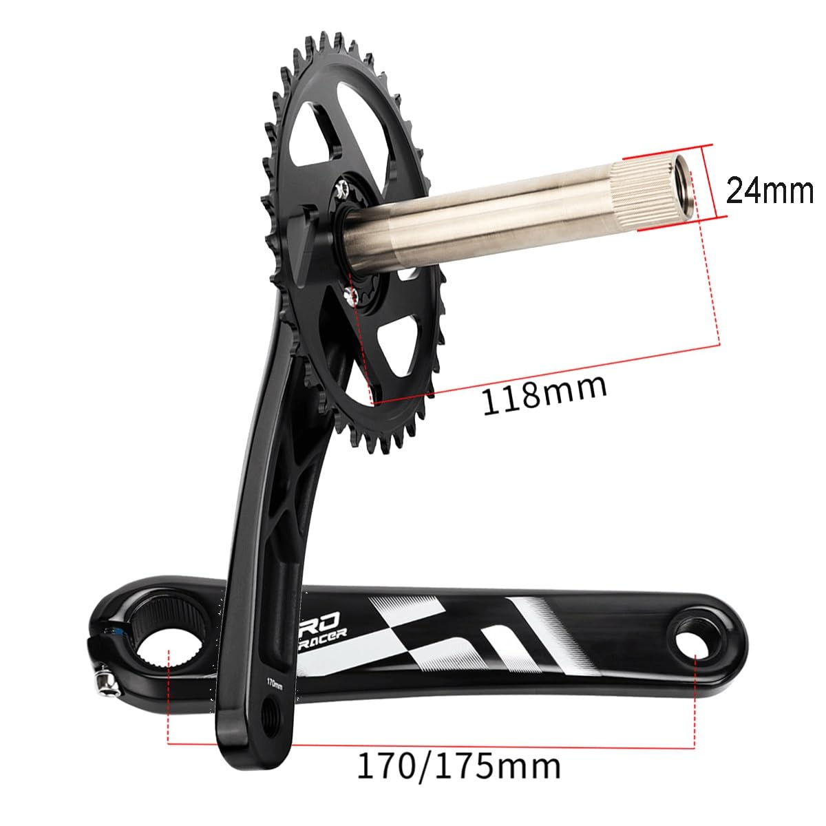 Amazon.co.jp: 170 ミリメートル MTB GXP ダイレクトマウント クランク 