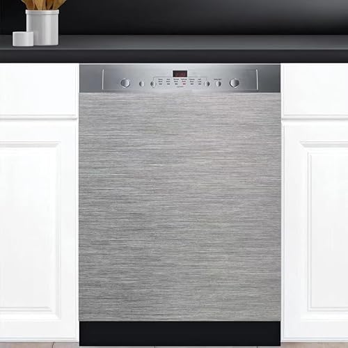Miniatura 7 de MLGB Adhesivo magnético de acero inoxidable para lavavajillas, decoración de cocina, panel de refrigerador, calcomanía reutilizable de acero