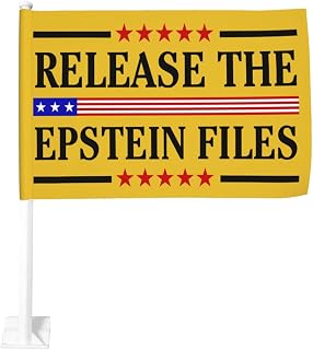 Release The Epstein Files Car Flag 12x18 In Flags Double Sided Printed Polyester Not Including Flagpole
