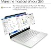 HP Laptop 2025 para estudiantes y negocios, 14" antirreflejo, Intel N150, 16GB RAM, 384GB almacenamiento (128GB UFS+256GB MSD), Wi-Fi 6, Copilot AI y Office 365 por 1 año, Verde Sauce, Windows 11 Pro, con accesorios 6