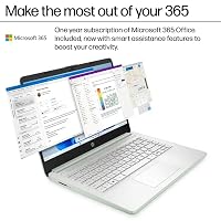 HP 2025 Laptop for Student Business, 14" Anti-Glare, Intel N150, 16GB RAM, 384GB Storage(128GB UFS+256GB MSD), Wi-Fi 6, Copilot AI & 1 Year Office 365, Willow Green, Windows 11 Pro, W/Accessories — image 5