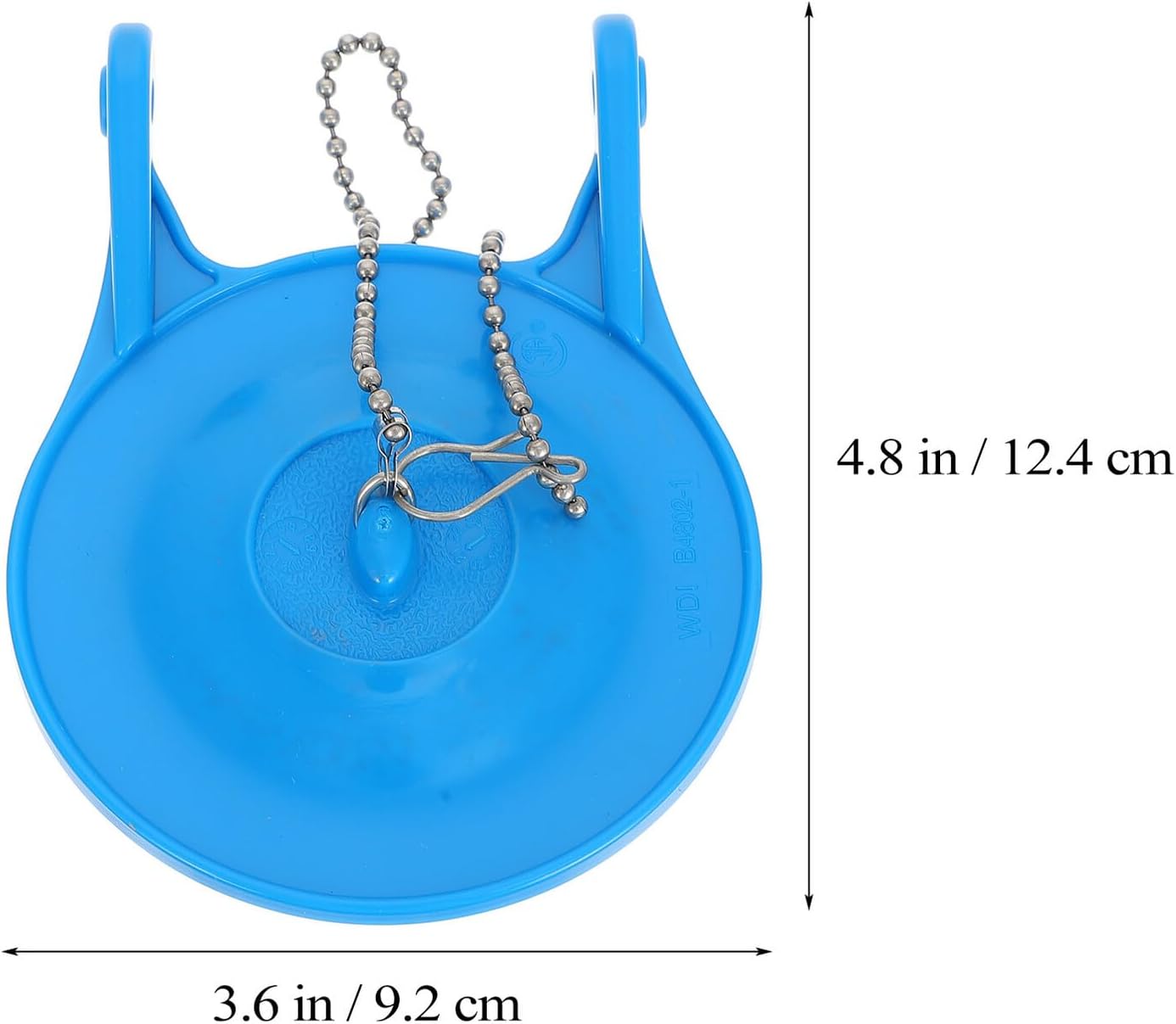 Blue Toilet Flapper Seal Drain Valve Replacement for Toilet Tank Easy Install PVC Flap Cover with Design for Home and Bathroom Use