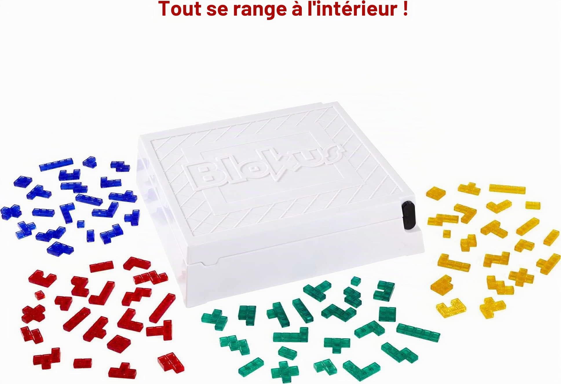 Mattel Games Blokus édition Voyage, Version 2 Joueurs, Jeu de société et de stratégie, GND69 Multicolore