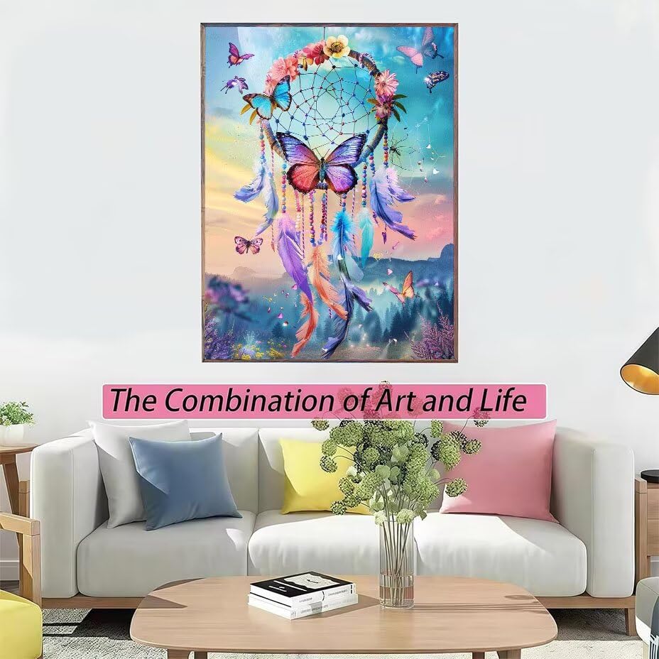 Diamond painting 60x80cm anti-stress avec accessoires complets - 3