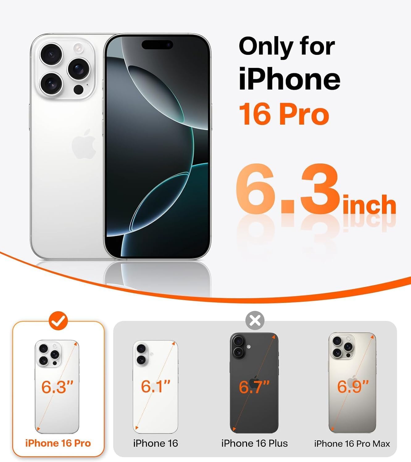 TORRAS Ostand Q3 Air for iPhone 16 Pro Case 6.3'' with Real Airbags, Fit for MagSafe, 360 Magnetic Stand, Camera Control Button, Mil-Grade Protection, Shockproof & Stylish Case for iPhone 16 Pro,Black - Image 2