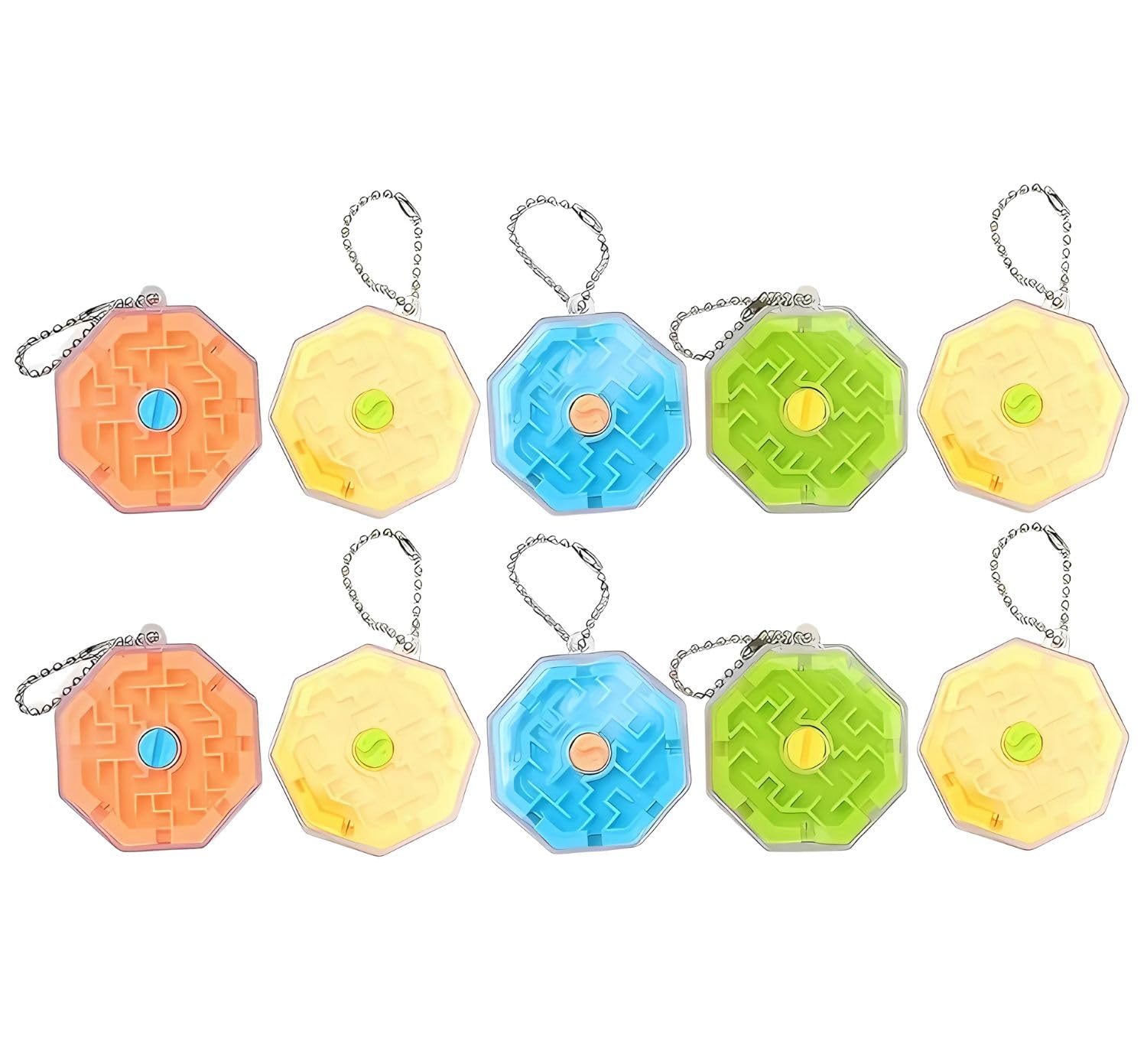 Birthday Popper Maze Puzzle Keyrings | Set of 10 | Ideal Birthday Return Gifts for Kids of All Age Group (B0CR6MVGQP) Amazon Price History, Amazon Price Tracker