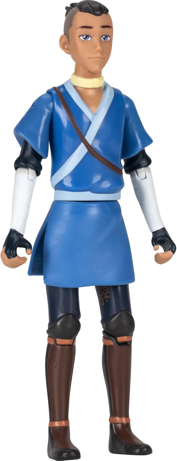 Jazwares Avatar: The Last Airbender Sokka (Book One) - 4.5-Inch Scale Figure with Water Whip and Battle Action