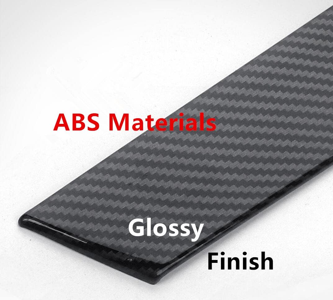 Cnaurda Carbon Fiber Style ABS Car Door Panel Cover Trim Interior Protective Decals Sticker Compatible with Genesis G80 (DH) Accessories