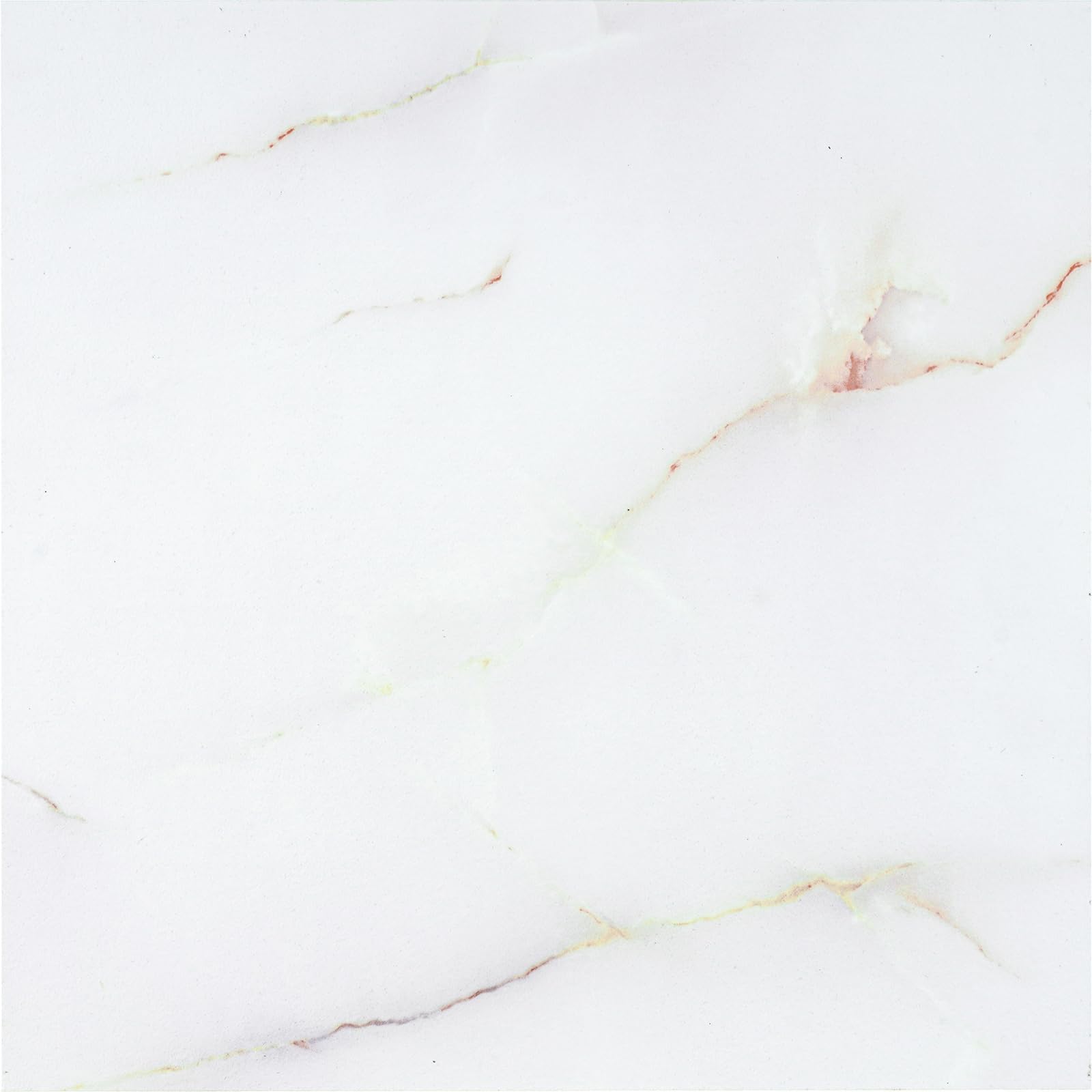 LaCheery 36 Piezas Vinilo Suelo Marmol Baldosas Adhesivas Suelo Vinilo Autoadhesivo Blanco Baño Impermeable 30cm x 30cm Suelos de Vinilos Adhesivos para Suelos Cocina Cobertura 3.24㎡ Antideslizante