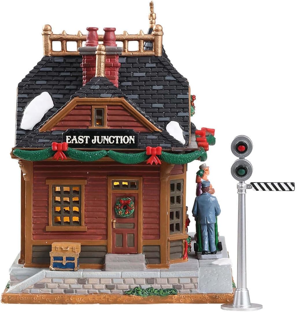 Lemax Christmas Village East Junction Station Battery Operated Led - 75256