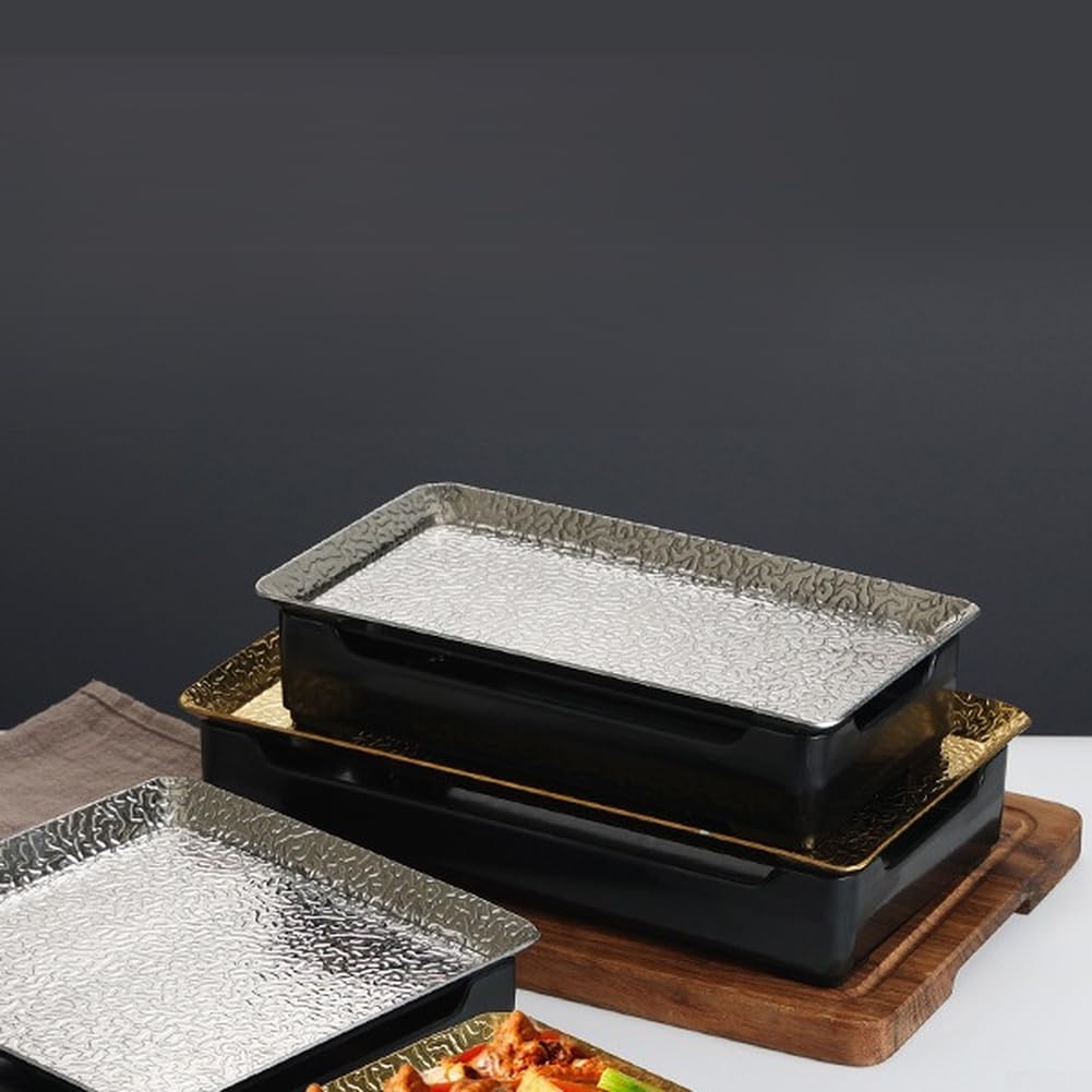 Piastra Riscaldante BBQ Acciaio 27.8cm Set 2 Piastra Riscaldante | Acciaio , resiste alte temperature, set 2 , per ideale per grigliate esterne, per facile manutenzione