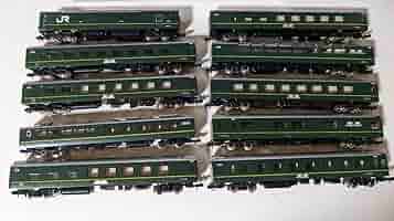 TOMIX トワイライトエクスプレス 客車バラ4両セット Japanese luxury sleeper train / Twilight Express / N-scale