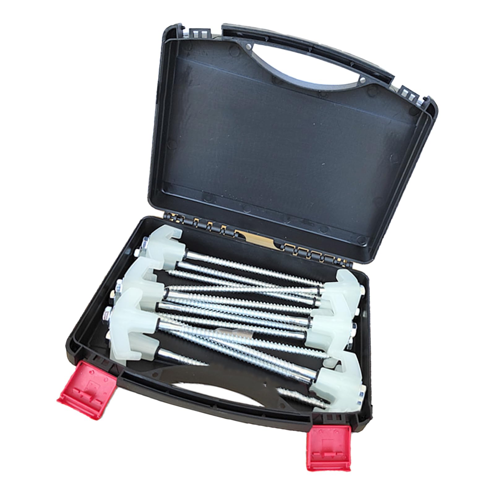 Piquet de tente de camping en acier au carbone - Clous moulus - Pics fixes pour soutenir la tente de camping