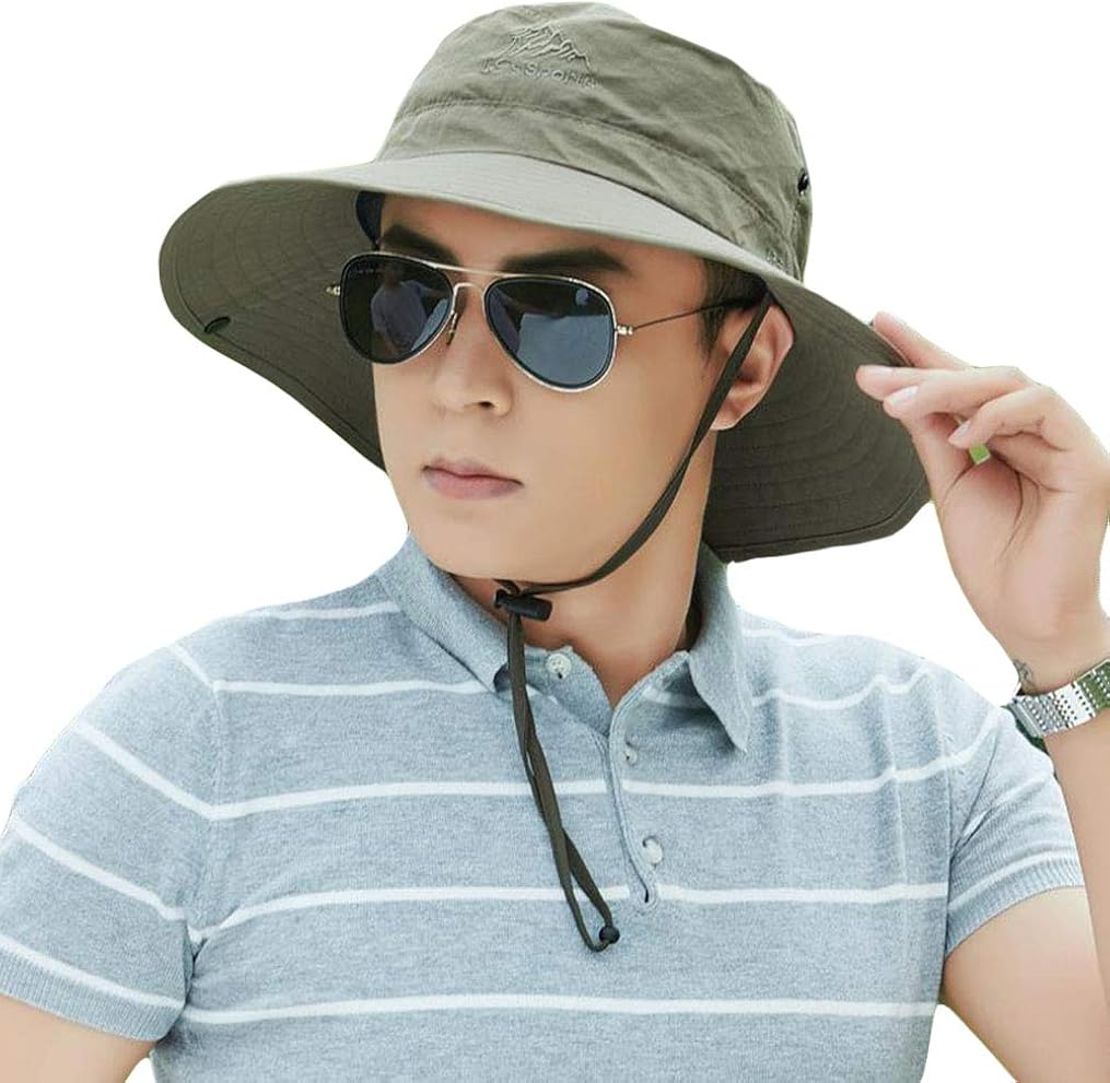 Bscooluvカット帽子 メンズ つば広帽子 ひも付け サンバイザー バケットハット 折り畳み 日除け 紫外線対策 軽量 海外輸入 つば広帽子 Bscooluvカット帽子 メンズ つば広帽子 ひも付け サンバイザー バケットハット 折り畳み 日除け 紫外線対策 軽量 海外輸入 つば広帽子