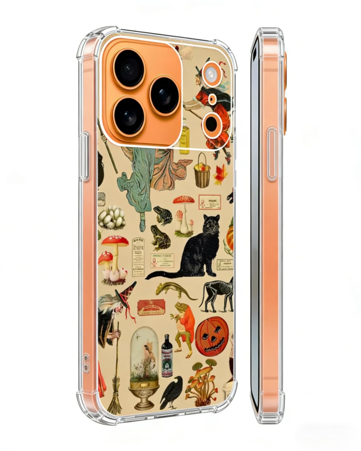 Amazon.com: Lobtseyrem Vintage Witchy Halloween Phone Case