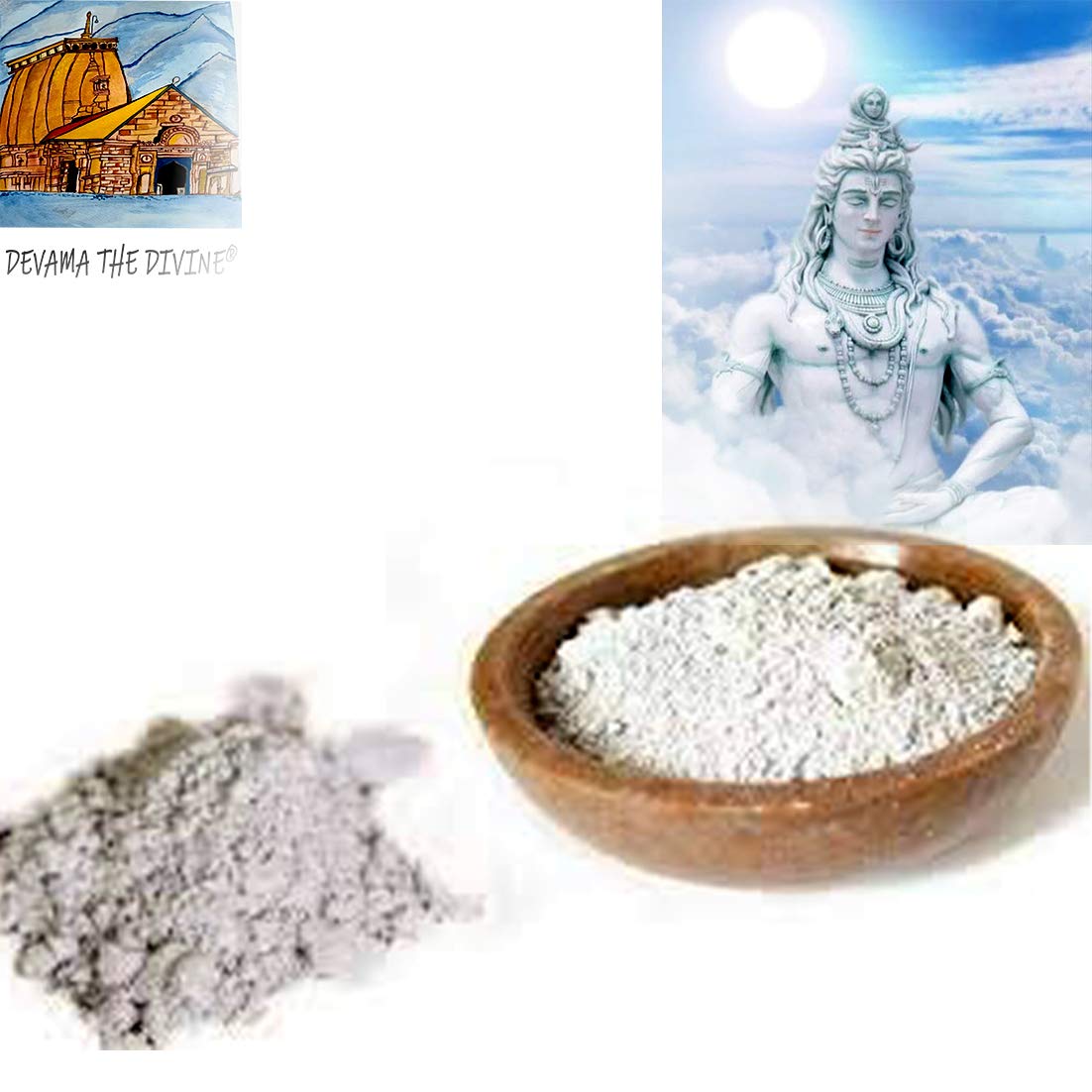 Devama the Divine™ Elegant Kashi Vishwanath Mahadev Bhasm Vibhooti Mahadev