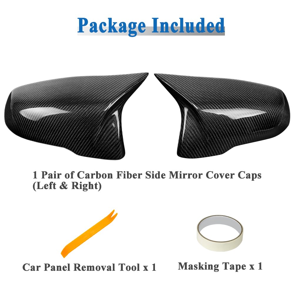 DZSMACHENGSM Coques Rétroviseur Voiture Pour Toyota Pour Supra 2019-2022 Couvercle Rétroviseur Latéral Remplacement Capuchon D'aile Garniture Boîtier Extérieur Cache Rétroviseur(Carbone